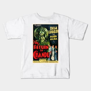 THE RETURN OF CHANDU 1934 Fantasy Film Starring Bela Lugosi Retro Film Poster Kids T-Shirt